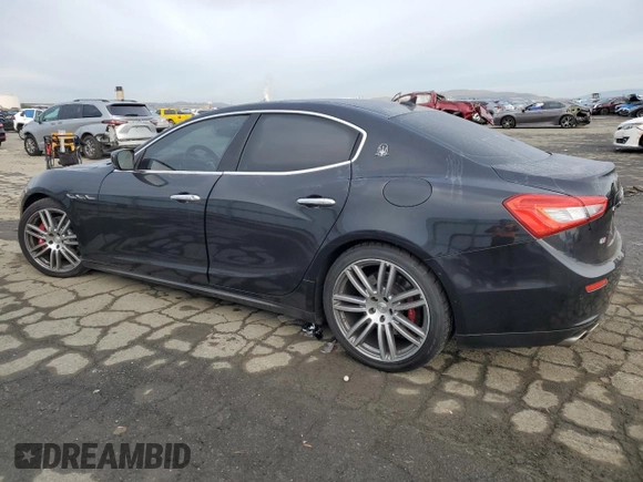 2015 Maserati Ghibli S Q4 with VIN ZAM57RTA8F1150575, listed as a Copart auction lot 38179884 with 59,174 mi miles. Bid and sale history available at carsss.com. Image 2.