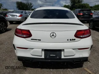 2017 Mercedes-Benz C 63 S AMG with VIN WDDWJ8HB9HF514455, listed as a Copart auction lot 59925904 with 57,638 mi miles and Salvage Title. Bid and sale history available at carsss.com. Image 6.