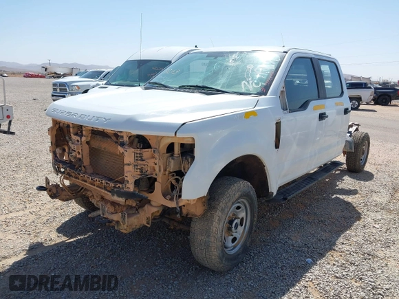 2019 Ford Super Duty F-250 SRW XL with VIN 1FD7W2B61KEF57849, listed as a IAAI auction lot 42026983 with 1 mi miles. Bid and sale history available at carsss.com. Image 20.