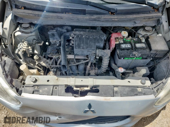 2014 Mitsubishi Mirage DE with VIN ML32A3HJ5EH013813, listed as a Copart auction lot 62671415 with 145,712 mi miles and Salvage title. Bid and sale history available at DreamBid. Image 11.