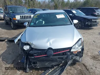 2017 Volkswagen Golf GTI S with VIN 3VW5T7AU4HM056553, listed as a IAAI auction lot 41857916 with 137,598 mi miles. Bid and sale history available at carsss.com. Image 6.