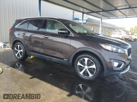 2017 Kia Sorento EX with VIN 5XYPHDA16HG245235, listed as a Copart auction lot 58575835 with 86,426 mi miles and Clean title. Bid and sale history available at DreamBid. Image 4.