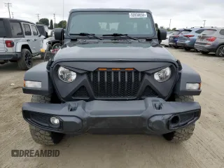 2022 Jeep Wrangler Unlimited Sport S with VIN 1C4HJXDG6NW141997, listed as a Copart auction lot 58938655 with 67,222 mi miles and Salvage title. Bid and sale history available at DreamBid. Image 6.