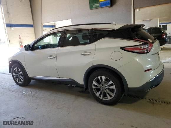 2016 Nissan Murano S with VIN 5N1AZ2MG6GN134405, listed as a Copart auction lot 52324945 with 113,034 mi miles and Salvage Title. Bid and sale history available at carsss.com. Image 2.