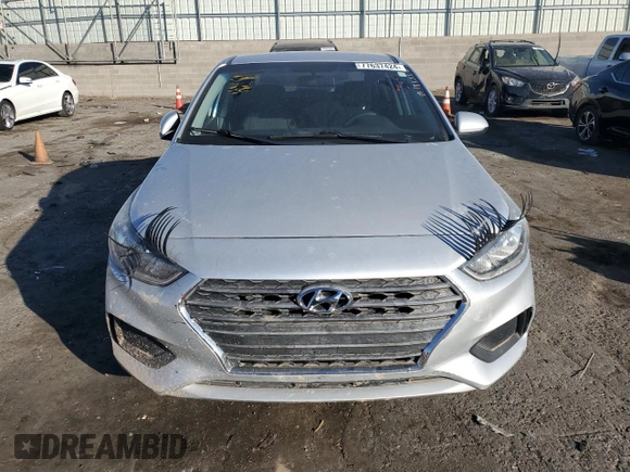 2018 Hyundai Accent SEL with VIN 3KPC24A34JE025886, listed as a Copart auction lot 77637424 with 98,212 mi miles and Salvage Title. Bid and sale history available at carsss.com. Image 5.