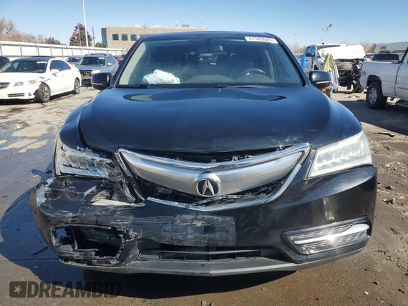2016 Acura MDX with VIN 5FRYD4H25GB051007, listed as a Copart auction lot 47103645 with 170,517 mi miles and Salvage Title. Bid and sale history available at carsss.com. Image 5.