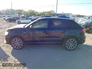 2018 Audi Q3 Premium with VIN WA1BCCFS2JR022258, listed as a IAAI auction lot 41845179 with 80,297 mi miles. Bid and sale history available at carsss.com. Image 14.