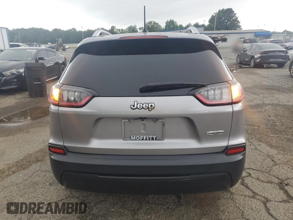 2019 Jeep Cherokee Latitude Plus with VIN 1C4PJLLB4KD332898, listed as a Copart auction lot 55090475 with 93,558 mi miles and Salvage title. Bid and sale history available at DreamBid. Image 6.