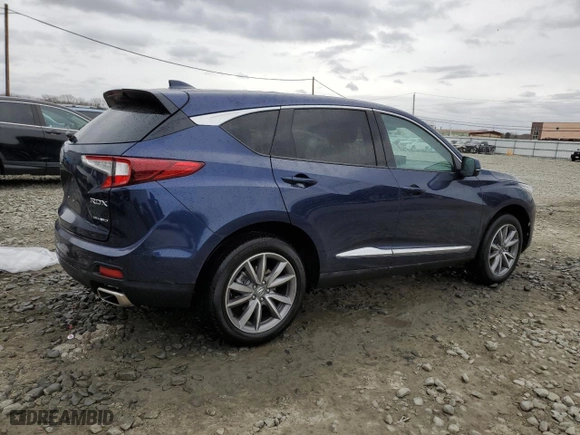 2024 Acura RDX w/Technology Package with VIN 5J8TC2H57RL017925, listed as a Copart auction lot 47653855 with 6,407 mi miles and Salvage Title. Bid and sale history available at carsss.com. Image 3.
