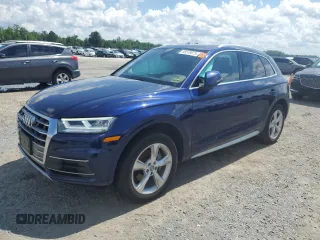 2020 Audi Q5 Premium Plus with VIN WA1BNAFY2L2092678, listed as a Copart auction lot 56578075 with 59,602 mi miles and Salvage title. Bid and sale history available at DreamBid. Image 1.