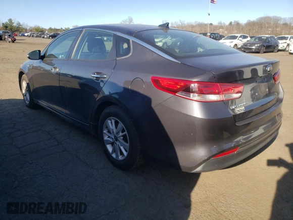 2017 Kia Optima LX with VIN 5XXGT4L35HG178001, listed as a Copart auction lot 50804015 with 190,803 mi miles and Salvage Title. Bid and sale history available at carsss.com. Image 2.