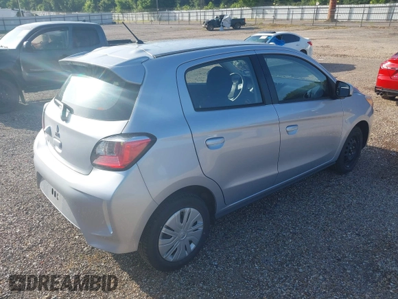 2024 Mitsubishi Mirage ES z VIN ML32AUHJ2RH019158, wystawiony jako IAAI lot #42496751 z przebiegiem 9 663 mil mil oraz . Historia ofert i sprzedaży dostępna na DreamBid. Obrazek 4.