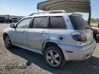 2006 Mitsubishi Outlander SE with VIN JA4LX41F66U025242, listed as a Copart auction lot 77124974 with 163,848 mi miles and Salvage Title. Bid and sale history available at carsss.com. Image 2.