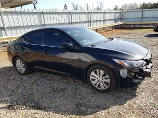 2021 Nissan Sentra S with VIN 3N1AB8BV8MY327363, listed as a Copart auction lot 50089085 with 56,791 mi miles and Salvage Title. Bid and sale history available at DreamBid. Image 4.