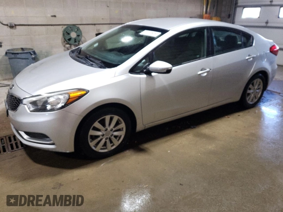 2014 Kia Forte LX with VIN KNAFX4A64E5243348, listed as a Copart auction lot 51270605 with 110,241 mi miles and Salvage Title. Bid and sale history available at DreamBid. Image 1.