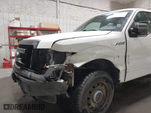 2014 Ford F-150 XL with VIN 1FTEX1EM0EFB63335, listed as a IAAI auction lot 41214051 with 39,610 mi miles and . Bid and sale history available at carsss.com. Image 6.