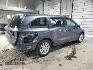 2019 Honda Odyssey LX with VIN 5FNRL6H24KB101473, listed as a Copart auction lot 51894325 with 66,285 mi miles and Salvage Title. Bid and sale history available at DreamBid. Image 3.