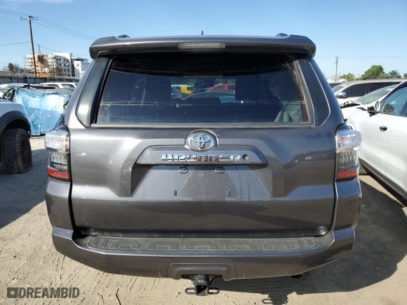 2021 Toyota 4Runner SR5 with VIN JTEEU5JR9M5229009, listed as a Copart auction lot 47441825 with 47,759 mi miles and Salvage Title. Bid and sale history available at carsss.com. Image 6.