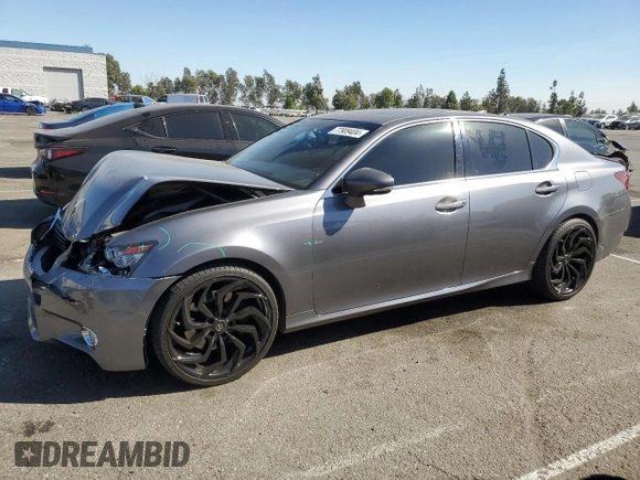 2015 Lexus GS 350 with VIN JTHBE1BL7FA004989, listed as a Copart auction lot 77909404 with 74,975 mi miles and Salvage Title. Bid and sale history available at DreamBid. Image 1.