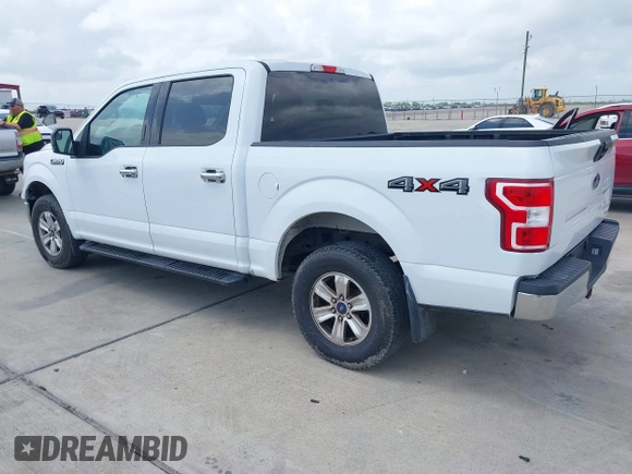 2018 Ford F-150 XL with VIN 1FTEW1EP0JFC32841, listed as a IAAI auction lot 42105784 with 119,764 mi miles. Bid and sale history available at carsss.com. Image 3.