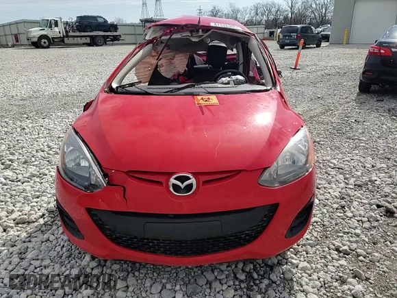 2014 Mazda 2 Sport with VIN JM1DE1KY2E0185106, listed as a Copart auction lot 47486205 with Not Provided miles and Salvage Title. Bid and sale history available at DreamBid. Image 10.