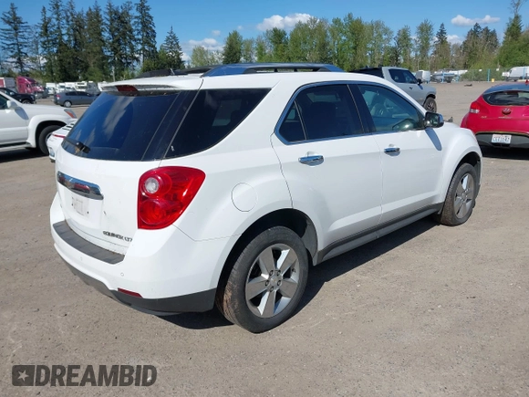 2013 Chevrolet Equinox LTZ with VIN 2GNFLGEK2D6154816, listed as a IAAI auction lot 42106589 with 126,946 mi miles. Bid and sale history available at carsss.com. Image 4.