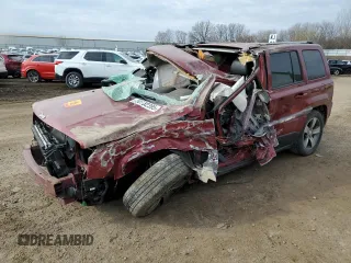 2017 Jeep Patriot High Altitude with VIN 1C4NJPFA5HD169107, listed as a Copart auction lot 50732395 with Not Provided miles and Non Repairable. Bid and sale history available at carsss.com. Image 1.