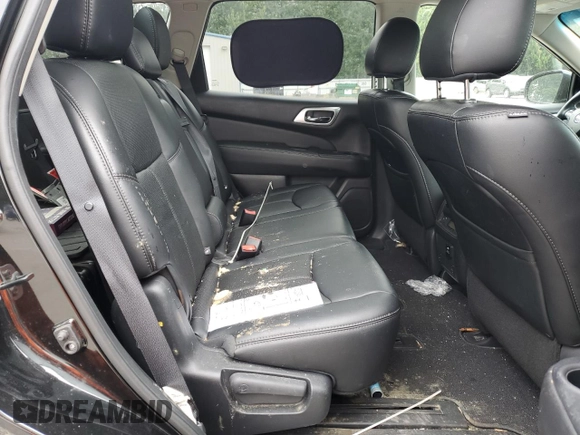 2015 Nissan Pathfinder SV with VIN 5N1AR2MM4FC675811, listed as a Copart auction lot 60629645 with 77,661 mi miles and Salvage title. Bid and sale history available at DreamBid. Image 11.