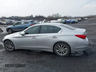 2014 Infiniti Q50 Hybrid Premium with VIN JN1AV7AR9EM700727, listed as a IAAI auction lot 41461433 with 169,882 mi miles. Bid and sale history available at carsss.com. Image 14.