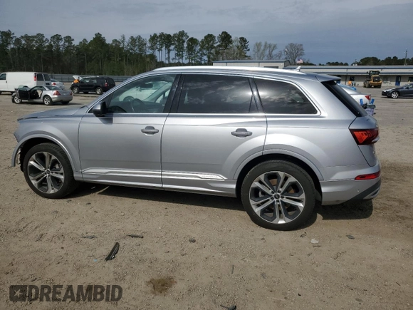 2021 Audi Q7 Premium Plus with VIN WA1LXAF7XMD041229, listed as a Copart auction lot 49899975 with 73,560 mi miles and Clean title. Bid and sale history available at DreamBid. Image 2.