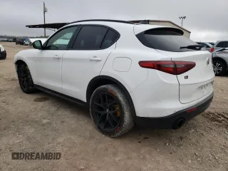2019 Alfa Romeo Stelvio Sport z VIN ZASPAKAN5K7C57383, wystawiony jako Copart lot #65639402 z przebiegiem Nie podano mil oraz . Historia ofert i sprzedaży dostępna na DreamBid. Obrazek 3.