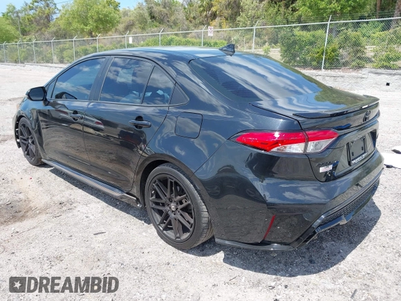 2021 Toyota Corolla SE with VIN 5YFS4MCE5MP076756, listed as a IAAI auction lot 41915379 with 109,975 mi miles. Bid and sale history available at carsss.com. Image 3.