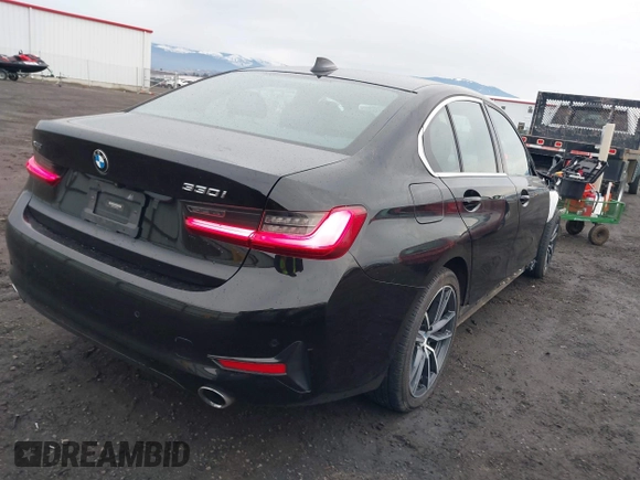 2020 BMW 3 Series 330i xDrive with VIN 3MW5R7J08L8B24642, listed as a IAAI auction lot 41112858 with 56,045 mi miles. Bid and sale history available at carsss.com. Image 4.