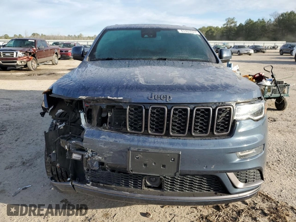 2020 Jeep Grand Cherokee Overland with VIN 1C4RJFCG8LC414033, listed as a Copart auction lot 87403024 with 55,111 mi miles and Salvage Title. Bid and sale history available at carsss.com. Image 5.