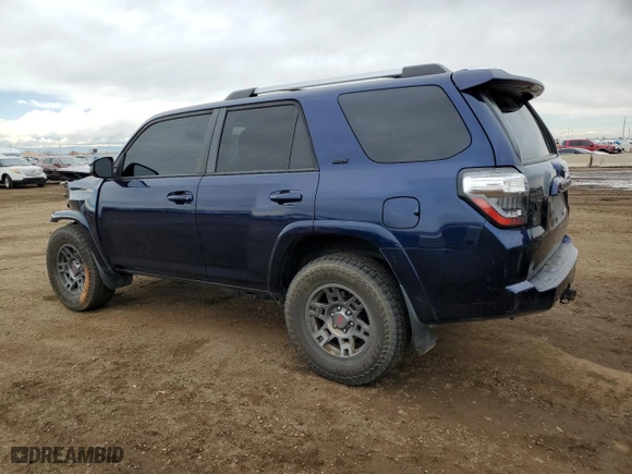 2020 Toyota 4Runner SR5 with VIN JTEBU5JR2L5765396, listed as a Copart auction lot 51522765 with 88,161 mi miles and Salvage Title. Bid and sale history available at carsss.com. Image 2.