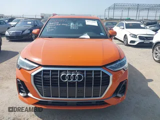 2024 Audi Q3 S line Premium Plus with VIN WA1EECF36R1092050, listed as a IAAI auction lot 42323941 with 12,193 mi miles and . Bid and sale history available at DreamBid. Image 12.