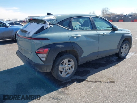 2024 Hyundai Kona SE with VIN KM8HACABXRU077297, listed as a IAAI auction lot 41562438 with 20,660 mi miles and . Bid and sale history available at carsss.com. Image 4.
