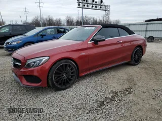 2018 Mercedes-Benz C 43 AMG with VIN WDDWK6EB5JF677695, listed as a Copart auction lot 43437935 with 59,768 mi miles and Salvage title. Bid and sale history available at DreamBid. Image 1.