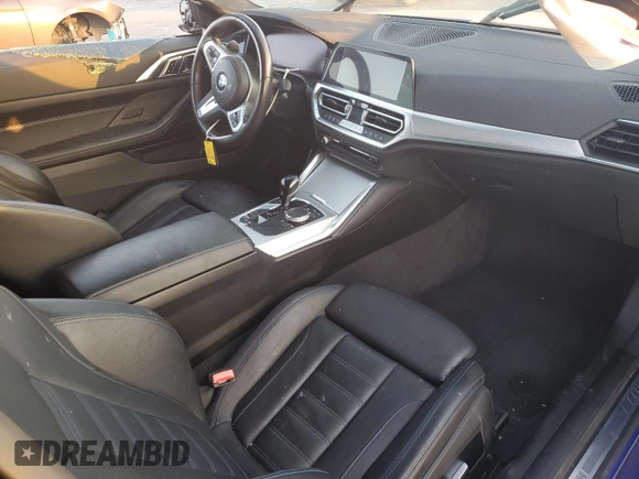 2022 BMW 4 Series 430i z VIN WBA53AP04NCH69132, wystawiony jako Copart lot #83007864 z przebiegiem Nie podano mil oraz Szkoda całkowita • Salvage title. Historia ofert i sprzedaży dostępna na DreamBid. Obrazek 8.