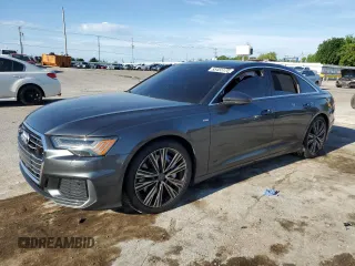 2019 Audi A6 Prestige with VIN WAUM2AF25KN116422, listed as a Copart auction lot 55455175 with Not provided miles and Salvage title. Bid and sale history available at DreamBid. Image 1.