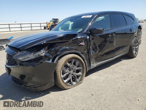 2024 Acura MDX w/A-Spec Package с VIN 5J8YE1H03RL021808, выставлен на аукционе Copart как лот 55899795 с пробегом 16 705 миль миль и Списание • Salvage title. История ставок и продаж доступна на DreamBid. Изображение 1.