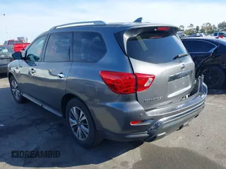 2020 Nissan Pathfinder SL with VIN 5N1DR2CN7LC579593, listed as a IAAI auction lot 41602545 with 62,783 mi miles. Bid and sale history available at carsss.com. Image 3.
