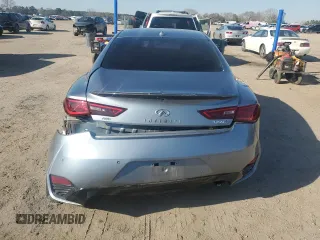 2018 Infiniti Q60 RED SPORT 400 with VIN JN1FV7EL5JM630519, listed as a Copart auction lot 48720335 with 100,459 mi miles and Non Repairable. Bid and sale history available at carsss.com. Image 6.