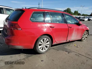 2017 Volkswagen Golf SportWagen S with VIN 3VW017AU6HM522757, listed as a Copart auction lot 55205064 with Not Provided miles and Salvage Title. Bid and sale history available at carsss.com. Image 3.