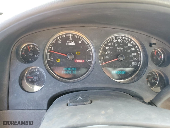 2007 Chevrolet Suburban LTZ with VIN 3GNFC16037G201208, listed as a Copart auction lot 88788015 with 136,833 mi miles and Salvage Title. Bid and sale history available at carsss.com. Image 9.