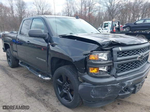 2015 Chevrolet Silverado 1500 Work Truck with VIN 1GCVKPEH7FZ287168, listed as a IAAI auction lot 41990288 with 93,444 mi miles. Bid and sale history available at carsss.com. Image 1.
