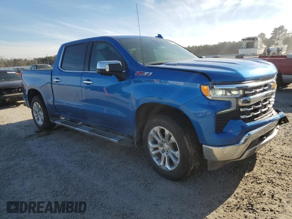 2023 Chevrolet Silverado 1500 LTZ with VIN 1GCUDGE87PZ249074, listed as a Copart auction lot 48901745 with 30,705 mi miles and Salvage Title. Bid and sale history available at DreamBid. Image 4.
