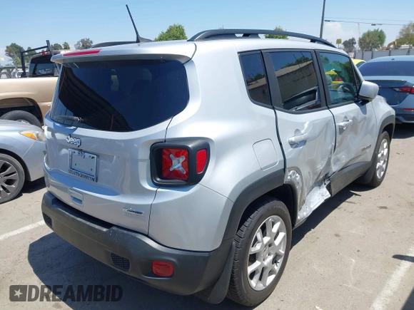 2021 Jeep Renegade Latitude with VIN ZACNJCBB8MPN10712, listed as a IAAI auction lot 42169548 with 56,796 mi miles and . Bid and sale history available at DreamBid. Image 4.