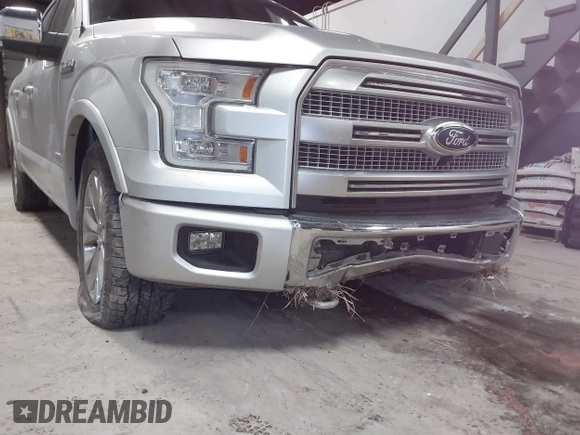 2017 Ford F-150 XL with VIN 1FTEW1EG4HFC45490, listed as a IAAI auction lot 41505033 with 122,991 mi miles. Bid and sale history available at carsss.com. Image 6.