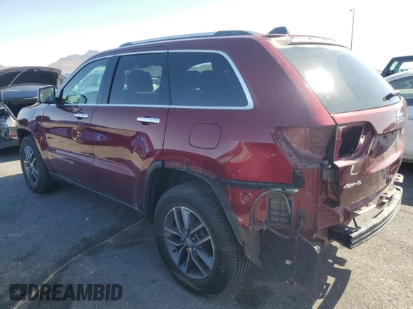 2018 Jeep Grand Cherokee Limited with VIN 1C4RJFBG3JC308622, listed as a Copart auction lot 61691495 with 99,409 mi miles and Salvage title. Bid and sale history available at DreamBid. Image 2.